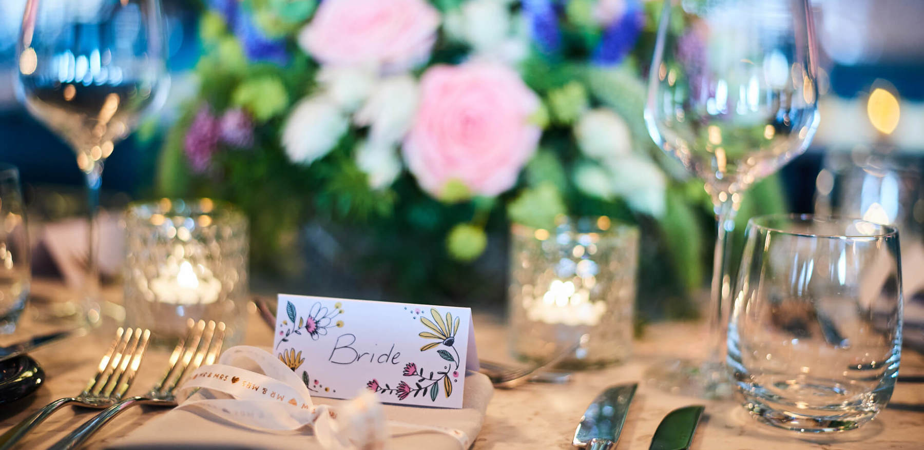 wedding table setting