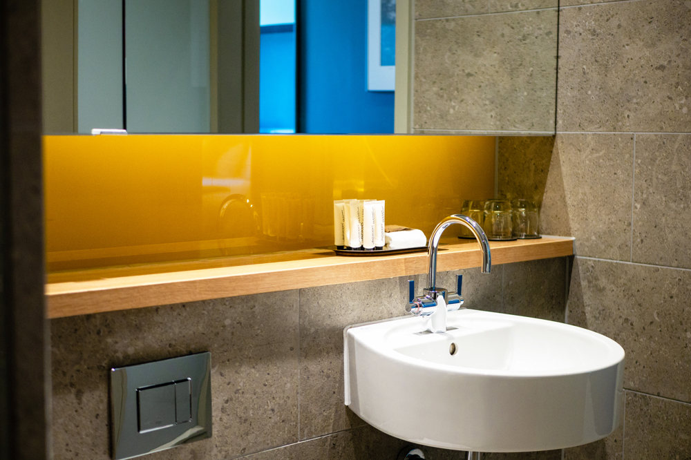 Bathroom in Family Room at Apex City of Bath Hotel