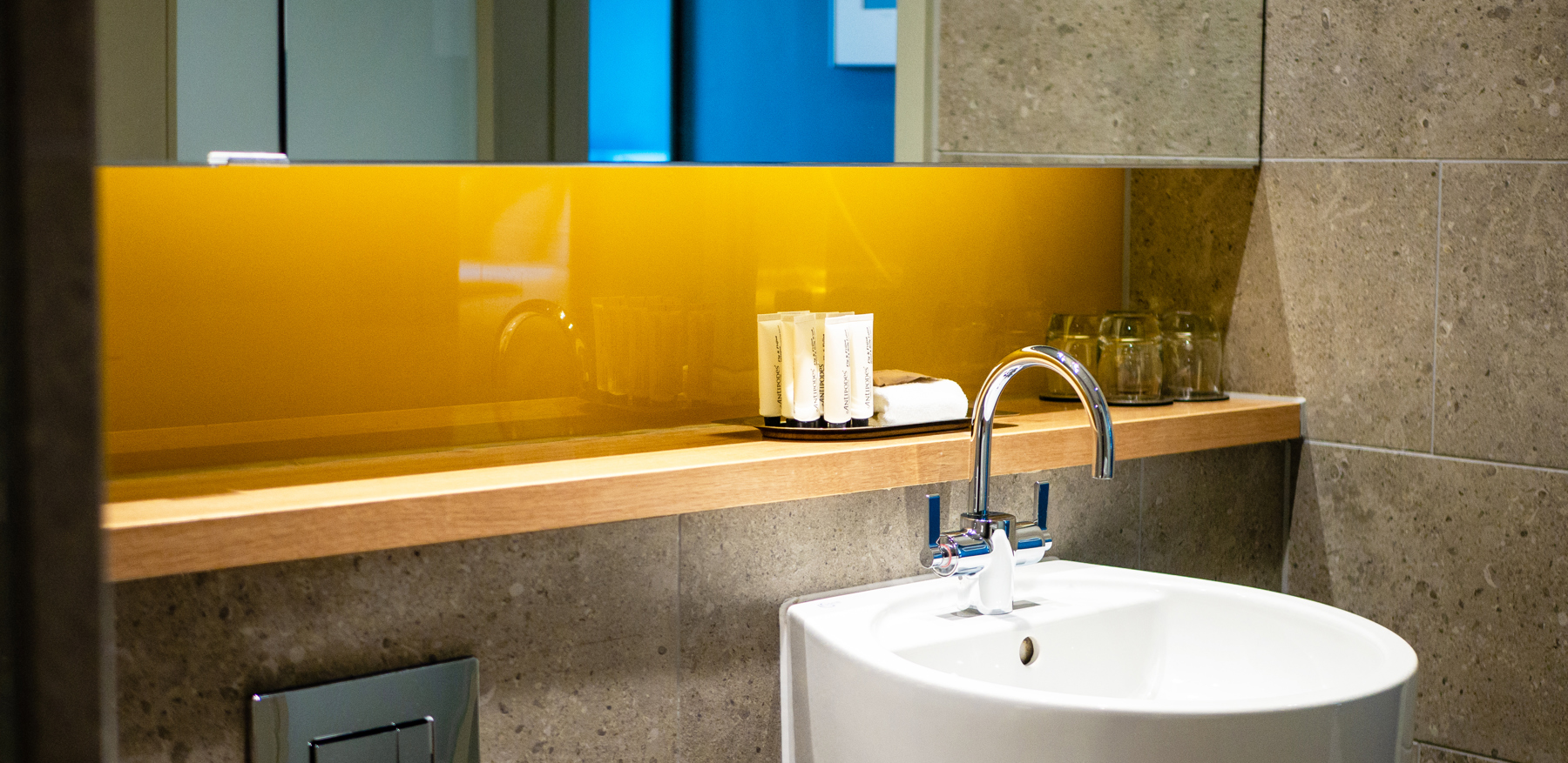 Bathroom in Family Room at Apex City of Bath Hotel