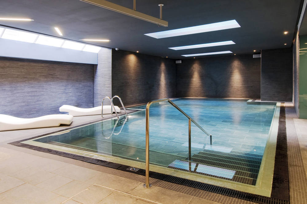 Indoor swimming pool at Apex Waterloo Place Hotel