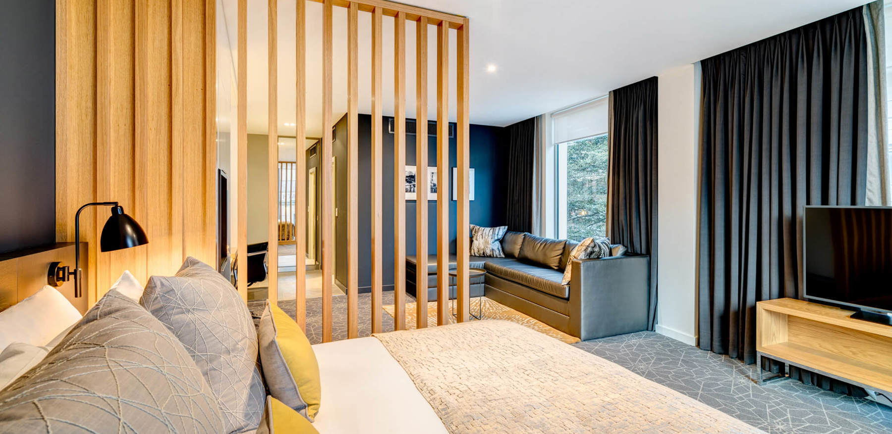 Deluxe Room with super king-size bed and living area