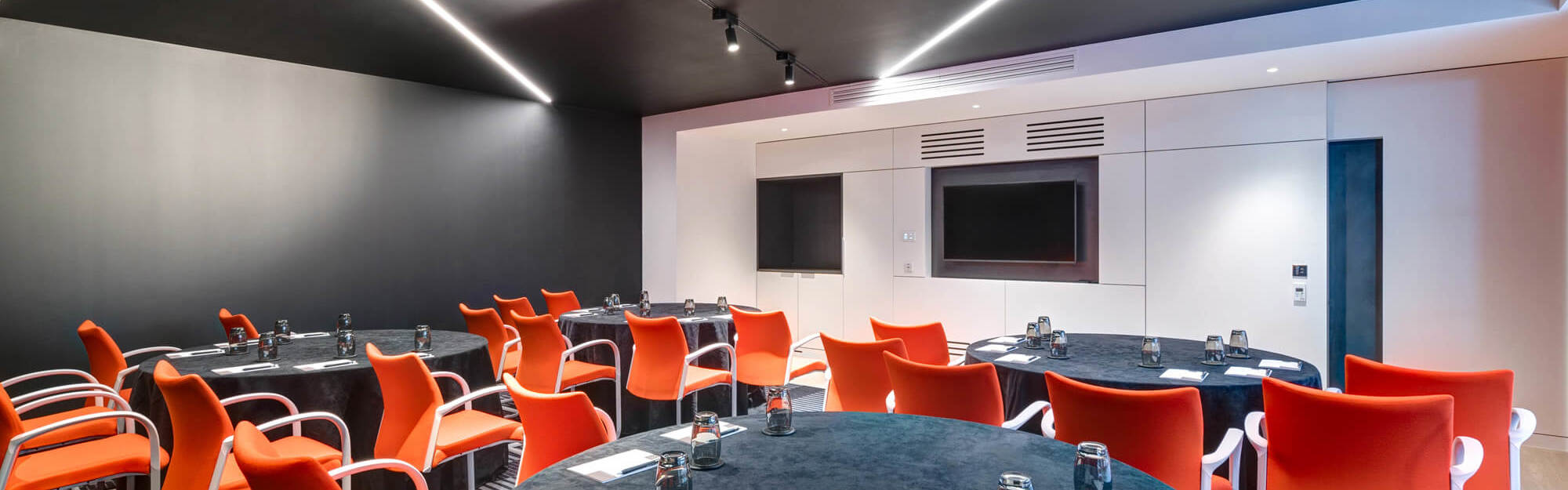 Camden room at Apex City of Bath Hotel set up cabaret style