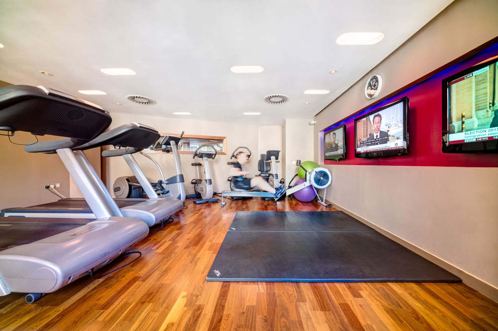 Gym at spa in Edinburgh