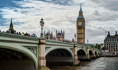 Westminster Bridge, London Big Ben and Westminster Bridge in London during the day