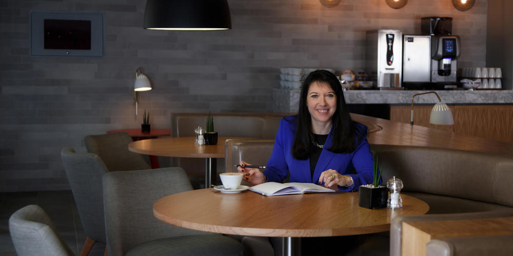 CEO of Apex Hotels, Angela Vickers