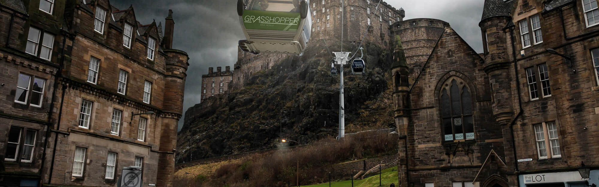 Urban Gondola linking to Edinburgh Castle