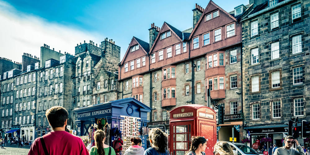 Sunny Edinburgh Street