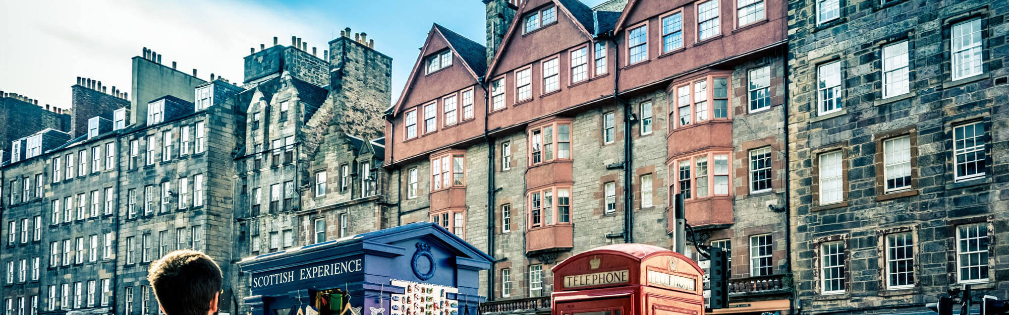 Sunny Edinburgh Street
