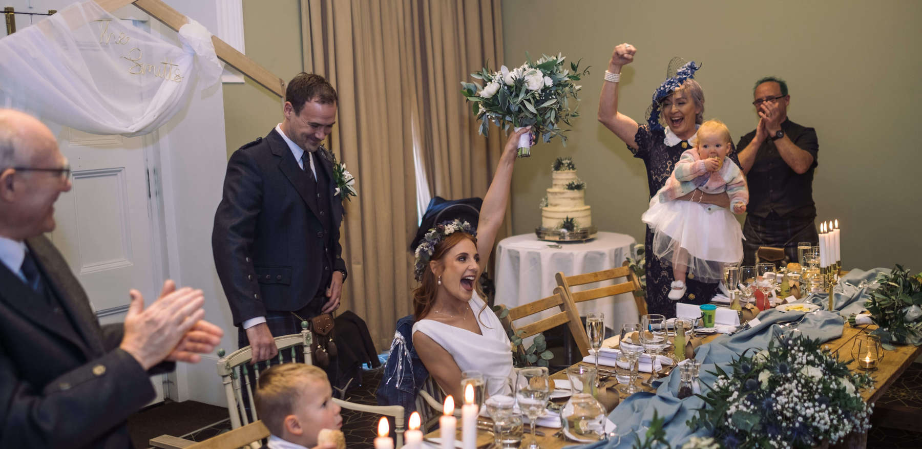 Couple Just Married Celebrations